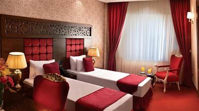 اتاق دو تخته تویین هتل الماس نوین مشهد اتاق دو تخته تویین هتل الماس نوین مشهد